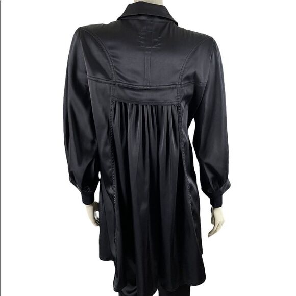 Romeo & Juliet Couture Black Swing Coat Size Large - Picture 2 of 10
